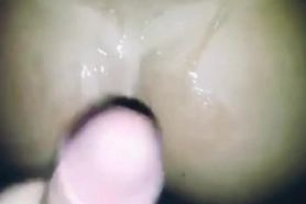 The Biggest Cumshot In The World On Tanned Girl Ass And Back
