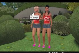 3D animation threesome - video 2