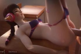 Overwatch Diva Table Skirt Screw - Nsfw Animations