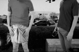 Crossing The Streams: Two Strangers Get Rough And Piss On Each Other In Public