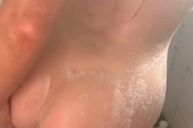 Shower screw and creampie with big ass teen after gym session