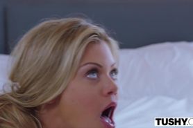 TUSHY Riley Steele Loves Her Husband But Loves Gaping More