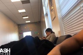 Flash Milf In Waiting Room