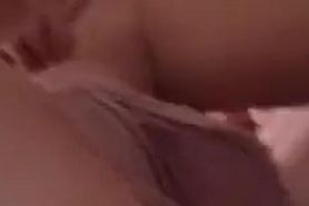 Asian couple bangs in POV