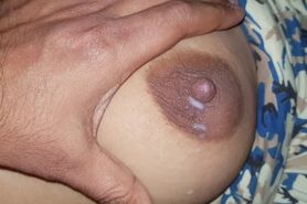 Pressing The Breast Boobs Tits Nipples Milk 6