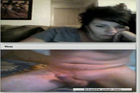 good cumshot for pretty girl on webcam
