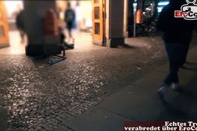 DEUTSCHE FITNESS SCHLAMPE - german blonde tattoo slut real public agent pick up street casting POV
