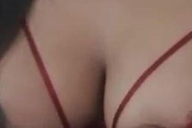 Sexy horny paki playing with huge tits