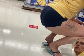 Super HOT MILF in Lazy Shorts Today  Candid 4k