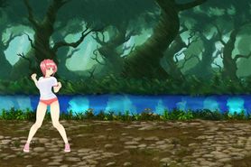 Fighting Girl Sakura Gameplay: Stage 4 (Ryona)