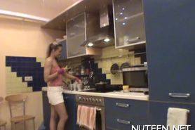 Cutie gets nailed by dude - video 30