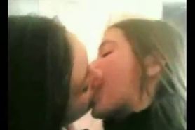 Hot girls kissing and licking