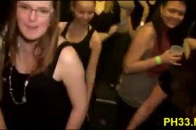 Drunk cheeks sucking dick in club - video 20