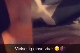 WhatsApp / Snapchat Video  Teen girl using durex bottle as dildo