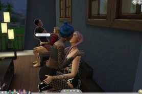 (SIMS 4) College roommates get high and screw