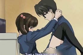 Anime honey gets wet pussy fingered