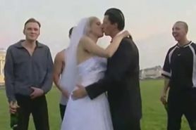 Bride Fucked Outdoors By More Than One Guy!