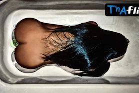 Kim Kardashian West Butt Scene  in Keeping Up With The Kardashians