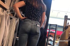 College Teen Jeans Booty