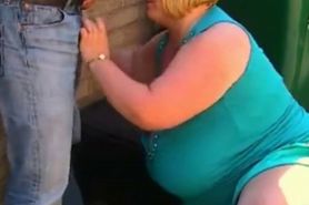 OutDoor Big titted Clothed blow Job