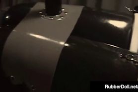 Dom Slave Punisher RubberDoll Pussy Fucks Her Blonde SeX Servant!