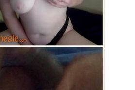 Sexy Babe showing off her boobs on omegle