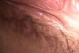 Fingering hairy Pussy, very Close-Up!