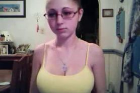 Sexxy Teen Whore With Huge Tits on Webcam