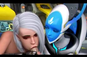 Echo Learning To Suck Cock With Ashe (Overwatch)