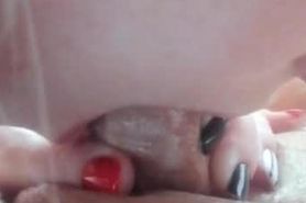 I watch my slutty wife suck another dick, deeply