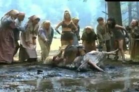 Lana Clarkson Breasts Scene  in Barbarian Queen Ii