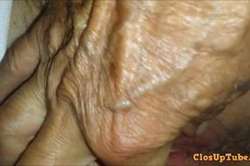 Aged to Perfection - Granny Pussy Closeup