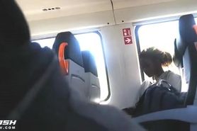 Flash Black Teen on Train