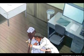 Sexy Hentai nurse enjoying erotic massage - video 1