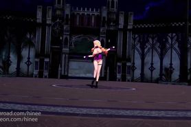 MMD Touhou Project Yakumo Murasaki (Naked Dance: ????) (Submitted by Hinee)