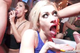 DRUNKSEXORGY - Sexy party chicks fucking in club orgy