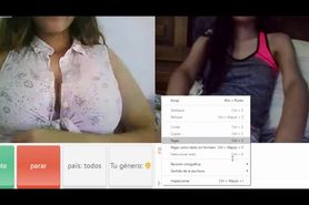 OMEGLE - Sexy Latin Girl Shows me her Beautiful Tits