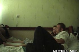 Two men fuck one girl - video 18