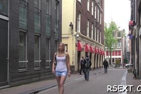 Horny old guy goes amsterdam