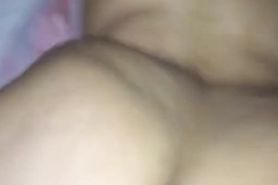 Latina gets backshots while getting her hair pulled (POV)