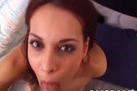 Sucking dick and swallowing is what Emma does best