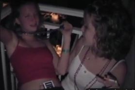 Drunken wasted amateur chicks getting drunk