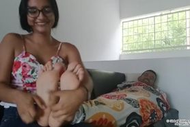 GTK: Ingrid Gives Hugo a Mummified Foot Tickling