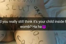 Looks like my wife pregnant not from me...[Cuckold. Snapchat]