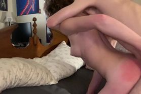 Hot college cutie takes thick dick and gets face pasted with huge load!(1st Custom Vid)-TashiaPetite