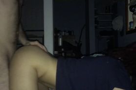 Redhead Asian Teen Choked and Fucked Hard (Ass Spanking + Creampie)