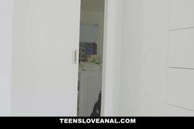 Teensloveanal - Cute Blonde Loves Anal Toys And Big Cock Creampies