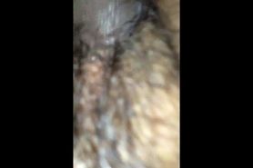 Hairy muff fucked by a hairy cock