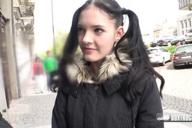 Hot Schoolgirl Anie Darling fucking in public