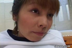 JAVHQ - Japanese coed gets pussy abused at school